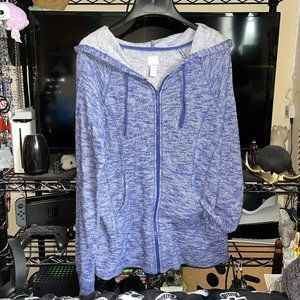 Medium Purple GAP Zip-Up Hoodie